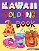 Amelia Sealey | Kawaii Food Coloring Book For Kids | Taschenbuch | Englisch