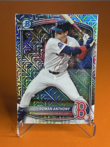 2025 Bowman Chrome - Roman Anthony #BCP-167 Mojo Refractor Boston Red Sox