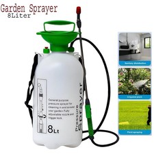 8L Pressure Garden Sprayer Portable Hand Pump Weed Killer Chemical Spray Bottel