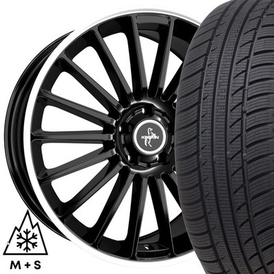 18'' ABE Winterräder Keskin KT15 BLP 225/45 Reifen für Audi TT Coupe 8J + S-Line