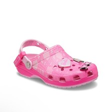 Woman's Clogs Crocs Barbie Classic Clog Size 8 Mattel Pink Barbie