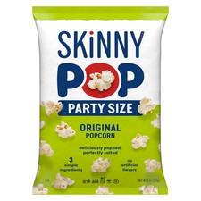 SkinnyPop Original Popcorn 8oz Family Size Bag | Gluten Free Healthy Snack