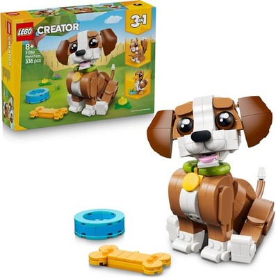 LEGO Creator 3 in 1 - Niedliche Tiere: Verspielter Welpe Hund / Ente / Eichhörnchen - 31382