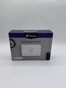 iDevices Wi-Fi Smart Thermostat Apple HomeKit White Wired NEW SEALED