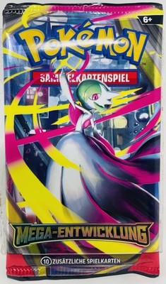 Pokemon Booster Pack Pokemon Mega Evolutions German, NEW, CIB, Sealed Original