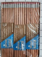 Sanford American Naturals Pencils No 2 HB Real Wood 72pk Made USA NOS Vintage