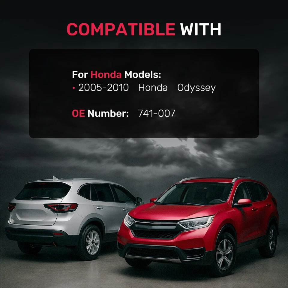 For 2005-2010 Honda Odyssey Front Driver Left Power Window Regulator w/ Motor Foto 3 de 4