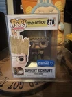 Funko Pop The Office Dwight Schrute #876 HAY KING Walmart Exclusive w/ Protector