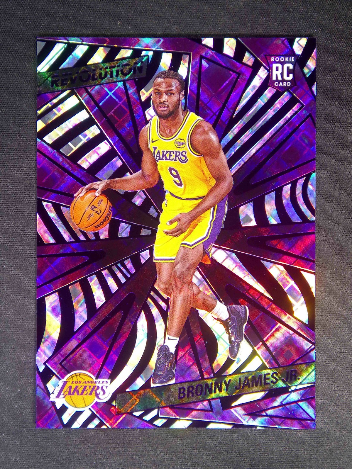 2024-25 Panini Revolution Bronny James Jr. #118 RC Rookie Cosmic /99
