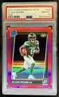 2021 Donruss Optic Football Pink Elijah Moore #216 SGC 9.5