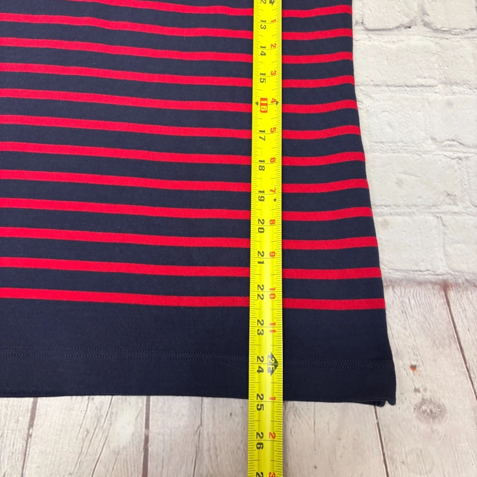 Armor Lux 女式长袖 T 恤上衣 1 码条纹棉质 C030 -26 — 第 4/4 张图片