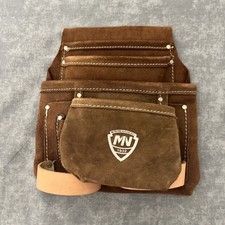 McGuire Nicholas Leather Suede Tool Belt Pouch Workwear Construction Carpenter