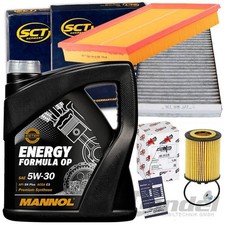 FILTERSET SATZ+MANNOL 5W30 ÖL passend für OPEL CORSA C COMBO+TIGRA 58-90 PS