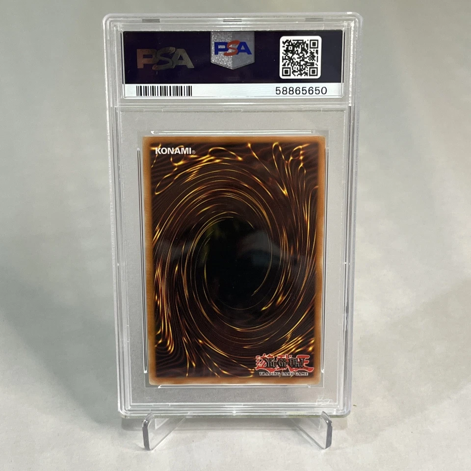 PSA Mint 9 Yugioh Barrel Behind the Door PGD-095 Holo Card Vintage 2003 Graded - Image 2 of 3