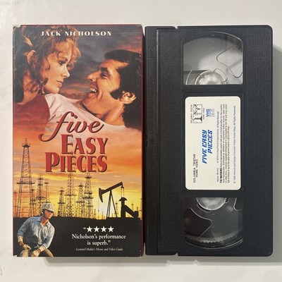 Five Easy Pieces (VHS, 1970) Jack Nicholson, Karen Black ~ BUY 2 GET 1 FREE!