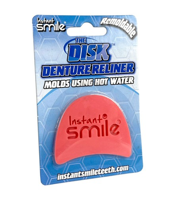 #ad #ad Instant Smile The Disk Denture Reliner Forms Using Hot Water $15.08
