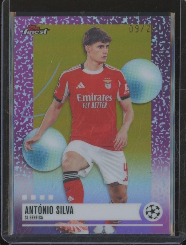 2025-26 Topps UCC Finest ANTONIO SILVA #345 Uncommon Gold Refractor /25 JA331