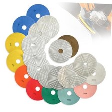 Diamond Polishing Pads Set 8 Inch Tile Wet Dry Polishing Pads Kit | Drill
