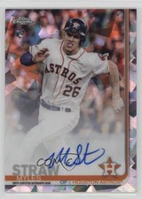 2019 Topps Chrome Sapphire Myles Straw #CSA-MS Auto y8h