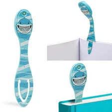 Shark Design LED Book Light for Kids Reading Bedtime Portable Clip Bookmark Lamp