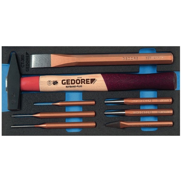 Werkzeugmodul 1500 CT1-350 8-Tlg.1/3-Modul Schlagwerkzeugsatz Gedore-image