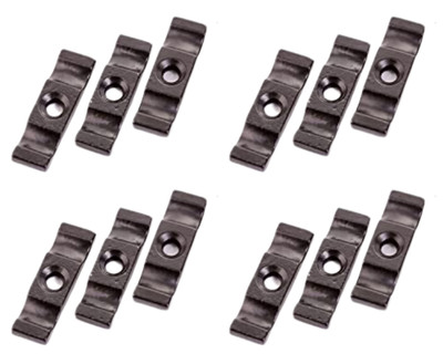 Haven Heritage 12 x schwarz groß 2'' Drehknopfverschlüsse - Schuppentür/Tor &