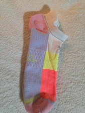 Bombas Hextec Pastel Colors Queen Bee No Show Size Large Socks