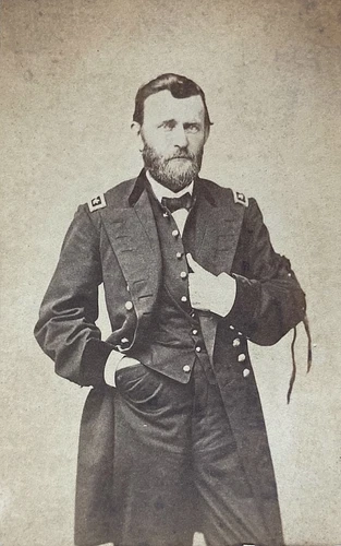 RARE! CIVIL WAR  LT. GENERAL U.S. GRANT " ( ULYSSES S. GRANT ) CDV PHOTO 1864