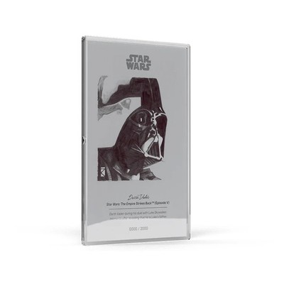 2026 Agoro Niue 5 Gram Silver Proof Foil Star Wars Sketch Art Darth Vader