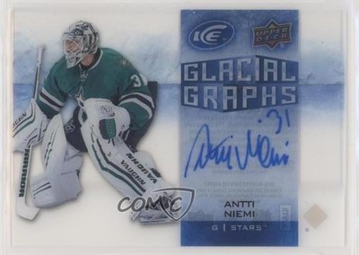 2015-16 Upper Deck Ice Glacial Graphs Antti Niemi #GG-AN Auto 2r5