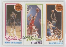 1980-81 Topps Micheal Ray Richardson Michael Steve Mix Robert Parish HOF 0hd6