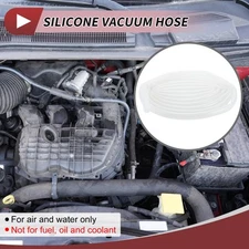 16.4FT 13/16" 20mm ID 2mm Thickness Silicone Vacuum Hose for Air and Water Clear
