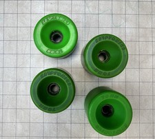 NOS VINTAGE Kryptonics 70mm Skateboard Wheels GREEN
