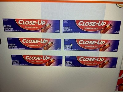Close Up Cinnamon Toothpaste 6 Ounce Whitening Fresh Breath