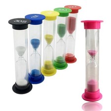 Sanduhren Set 30sec-10min Zeitmesser Sanduhr Timer Zahnputzuhr Eieruhr Farbmix