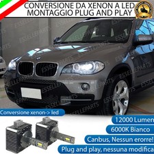 COPPIA LAMPADE D1S LED DA XENON A LED PER BMW X5 E70 6000K BIANCO CANBUS