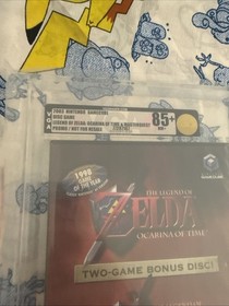 Legend of Zelda Ocarina of Time/Master Quest NFR Graded VGA 85+ Not CGC WATA