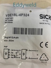 QTY:1 new For Sick Photoelectric Sensor VSE18L-4P324 FREE SHIPPING Replacement