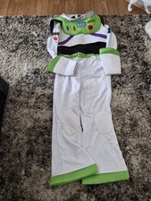 Spirit Halloween Buzz Lightyear Costume Adult large White New Toy Story Jumpsuit
