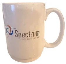 SPECTRUM Internet Cable Company Coffee Tea Mug White w/ logo Field Services Inc