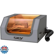 2025 Upgrade Laser Engraver Integrated Enclosure with LED Light, Fireproof an