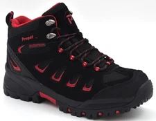 Propet Men's Ridge Walker Waterproof Hiker M3599 Black/Red