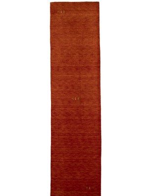 2'7x9'11 Kitchen Hallway Orange-red Tribal Modern Gabbeh Runner Rug Carpet