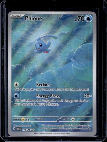 2024 Pokemon Twilight Masquerade Phione #175/167