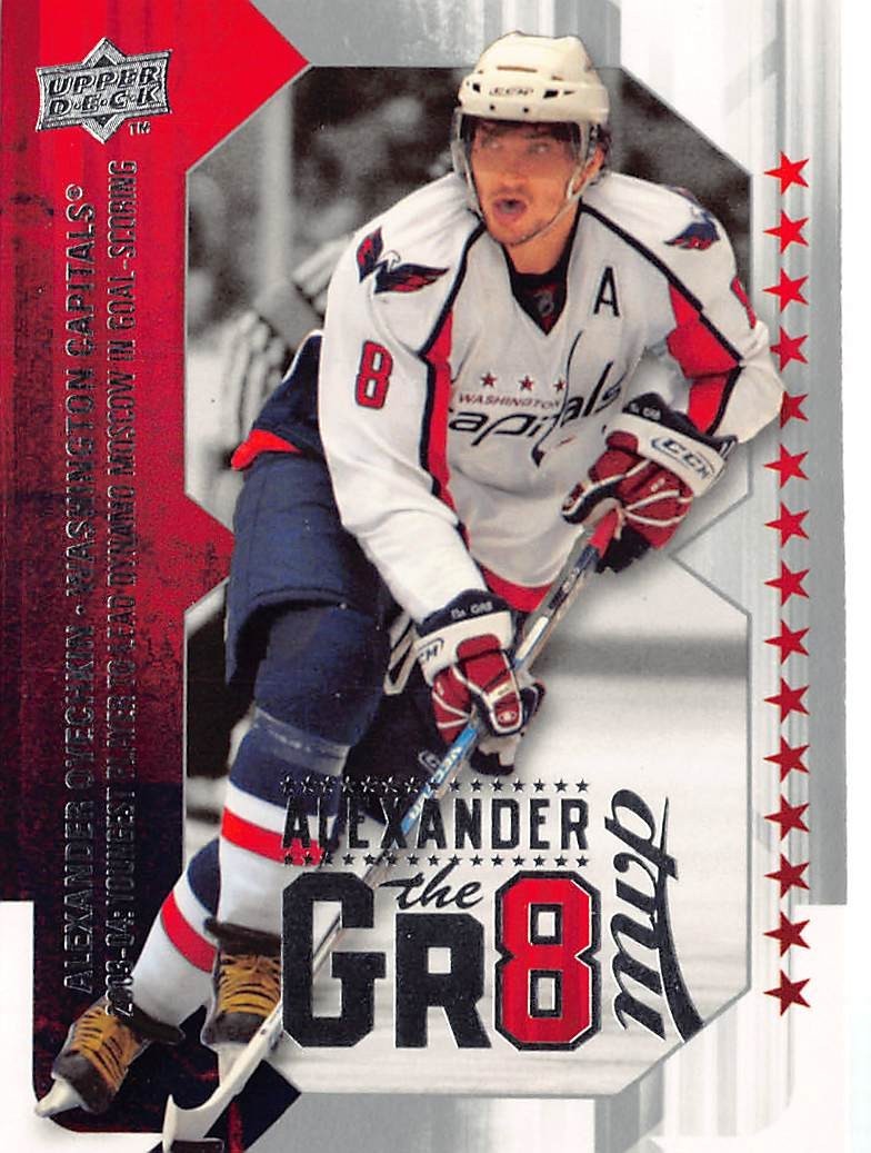 2008-09 Upper Deck MVP Alexander the Gr8 #AO1 Alexander Ovechkin