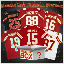 Autographed/Signed Kansas City Football Jersey Mystery Box PSA JSA BAS COA