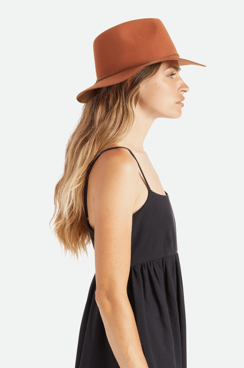 ✨BRIXTON WESLEY PACKABLE BROWN FEDORA✨ BRIXTON WESLEY PACKABLE BROWN FEDORA | eBay main image 4
