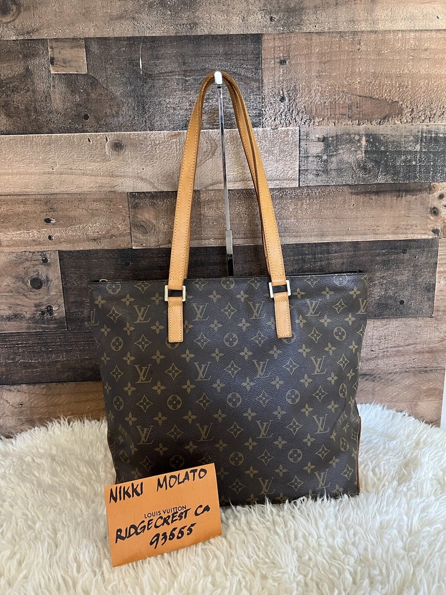 Louis Vuitton Monogram Cabas Mezzo Large Tote Bag