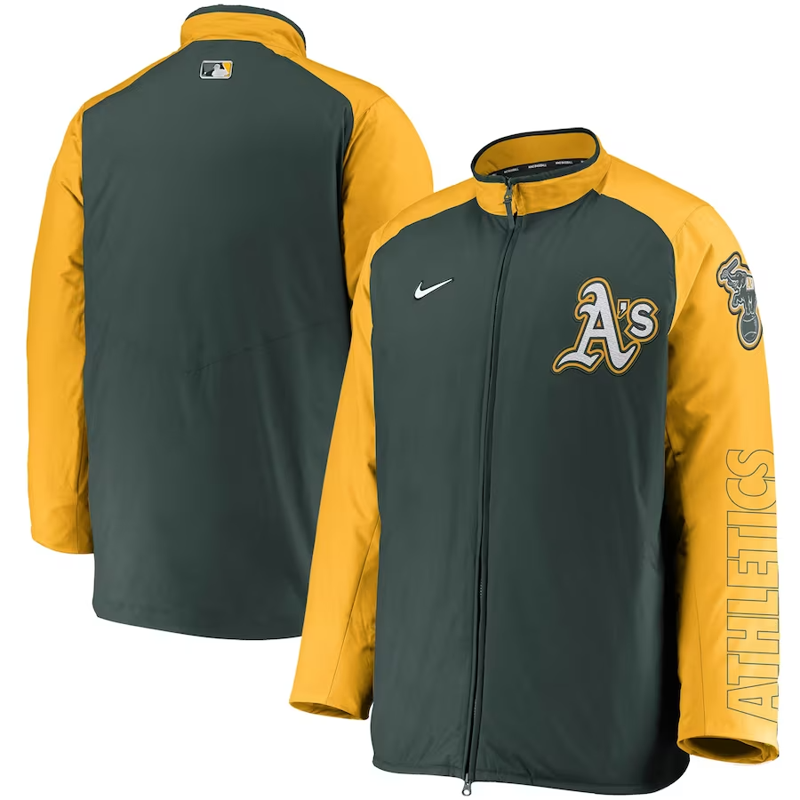 Oakland Athletics Nike Authentic Collection Dugout Full-Zip Jacket