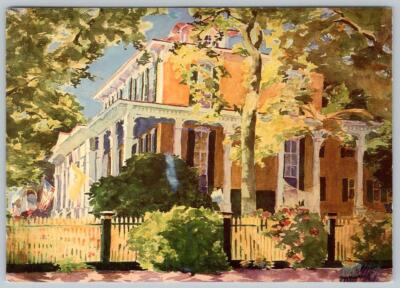 1999 CAPE MAY NJ ALICE STEER WILSON at the CHALAFONTE EXHIBIT 4.25x6'' POSTCARD
